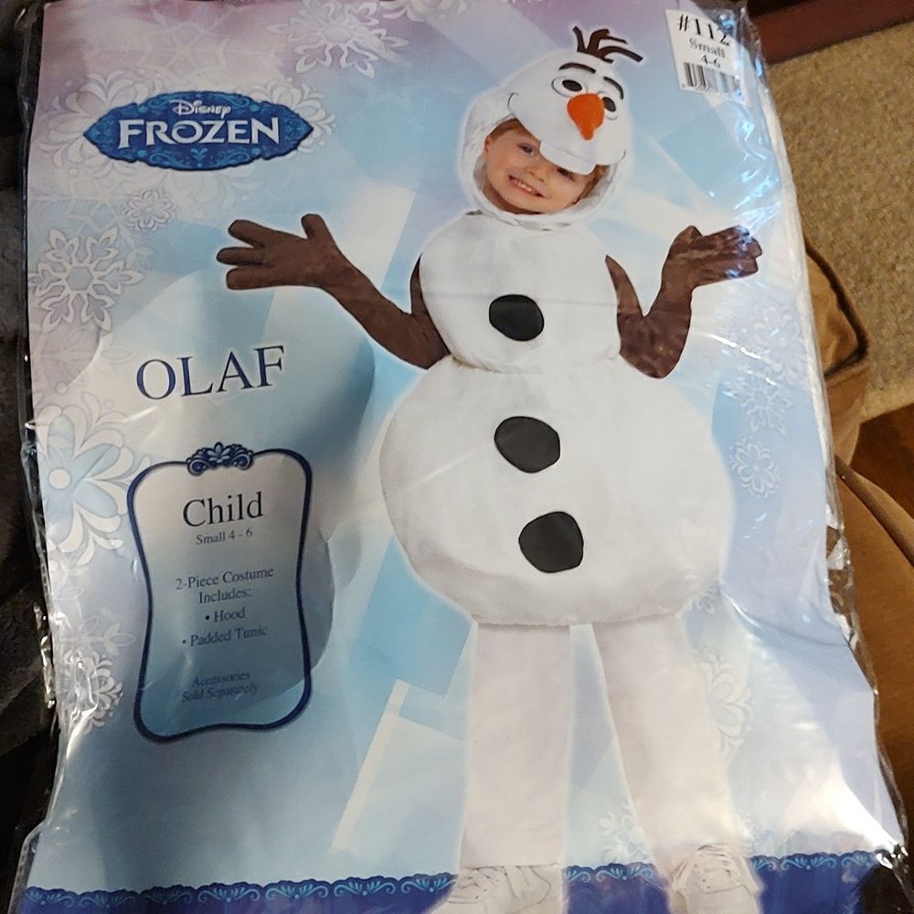 Disney Olaf Small Plush Hallowen Costume - New - Picture 2 of 5